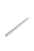 Furnipart - Wall Up - greb i Aluminium Inox look L1196mm B14,9/20,5mm H17m